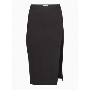 Aritzia Babaton Pencil Slit Skirt black size 0